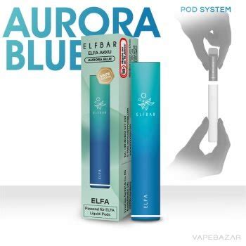 Elf Bar Pod Elfa Kit Aurora Blue Nur Vapebazar