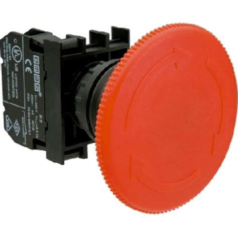 Аварийная кнопка Emas Грибок, возврат поворотом, 60мм, 250В AC, 4А ...