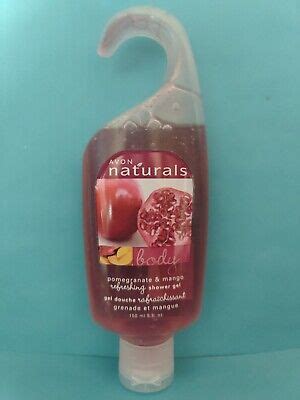 AVON Naturals POMEGRANATE MANGO Shower Gel 5 Oz NEW SEALED EBay