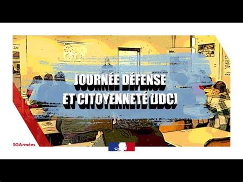 La Journ E D Fense Et Citoyennet Jdc Youtube