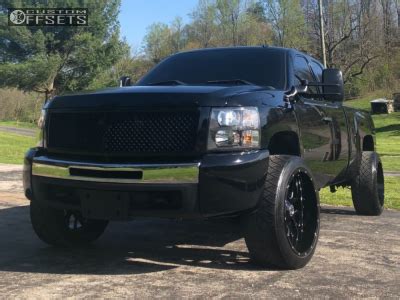 2008 Chevrolet Silverado 1500 With 20x9 5 2 Flexx Offroad Fx76 And 33