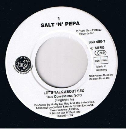 Salt N Pepa Let S Talk About Sex Si Het Plaathuis