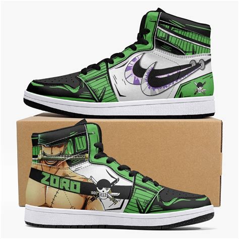 Zoro Roronoa One Piece Mid 1 Basketball Shoes AnimeBape