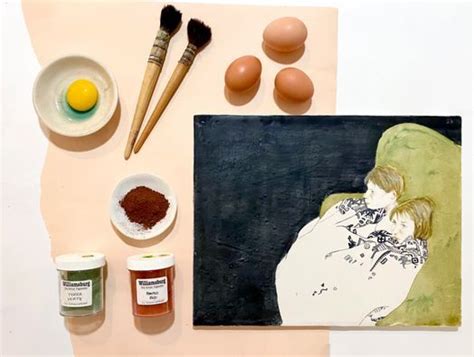 Traditional Egg Tempera Paint Making & Technique, Wildcraft Studio ...
