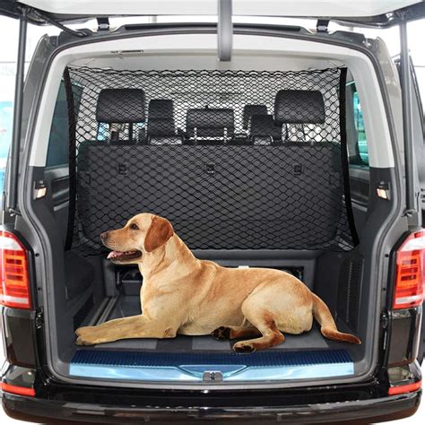 Dog Car Barrier Pet Car Divider Back Seat Barrier Net Adjustable