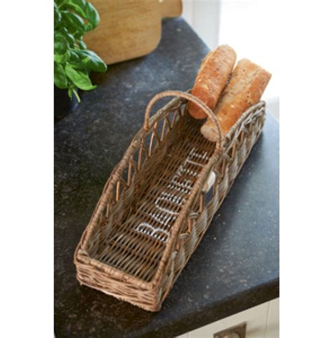 Rustic Rattan Baguette Basket Mand Idee N Rieten Manden Manden