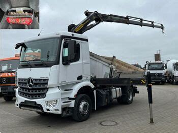 Mercedes Benz Axor 1833 AK 4x4 2 Achs Allradkipper Kran Funk 1 Kipper