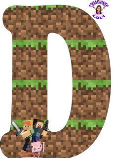 Ideas De Abecedario Minecraft Minecraft Abecedario Adornos Para