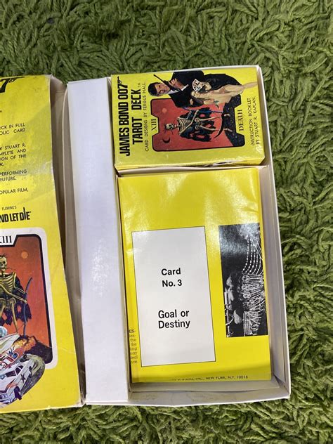 Mavin Vintage 1973 James Bond Tarot Game Live Let Die 80 Card 2