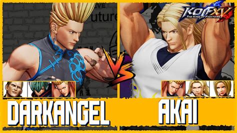 KOF XV DarkAngel Shunei Geese Benimaru Vs Akai Mary Benimaru Andy