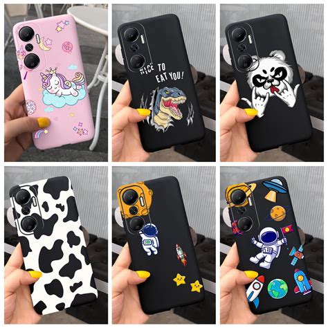 เคสซลโคนนม ลายววนกบนอวกาศ สแคนด สาหรบ Infinix Hot 20 20i X6826B X6826C X665C X655E