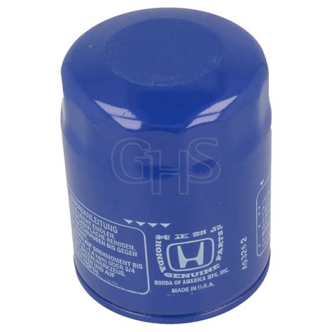 Genuine Honda Oil Filter - 15400-PLM-A02 | GHS