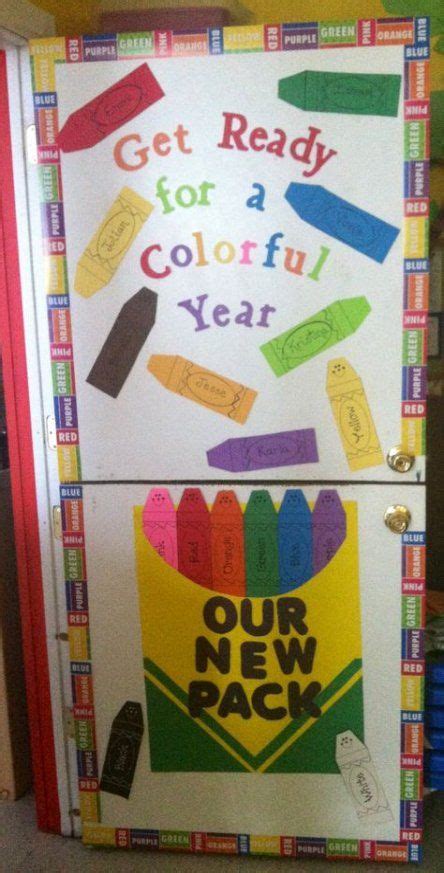 Classroom Door Ideas Back To School Crayon Box 27 Super Ideas School