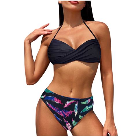 Quyuon Plus Size Bikini Swimsuits For Women Piece Full Coverage