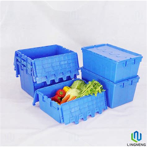 Nestable Stackable Heavy Duty Reusable Plastic Shipping Totes