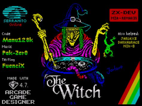 The Witch Sinclair Zx Spectrum Jungsis Corner