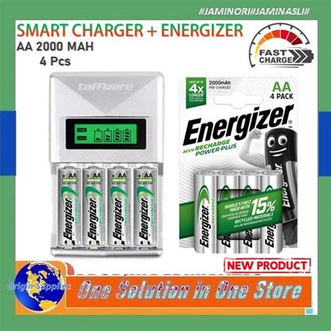 Jual Baterai Energizer Rechargeable Aa Mah Pcs Smart Quick