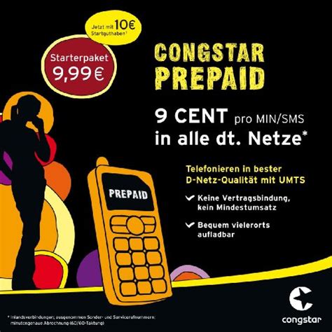 Prepaid Karte Congstar | Karte