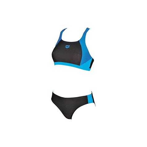 ARENA Ren Two Pieces Bikini Bikini Da Dona Donna Black Pix Blue Turqu XL Stileo It