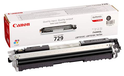 Canon 729 Black Toner Cartridge 1 2K For I Sensys LBP7010C LBP701