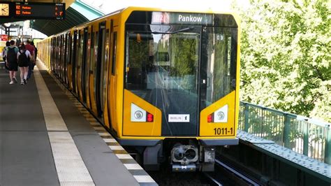 U Bahn Berlin Ein Und Ausfahrt Hk Zug In Sch Nhauser Allee U Hd