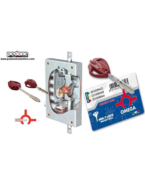 SERRATURA A CILINDRO EUROPEO MUL-T-LOCK OMEGA PRO COMPLETA DI ACCESSORI ...