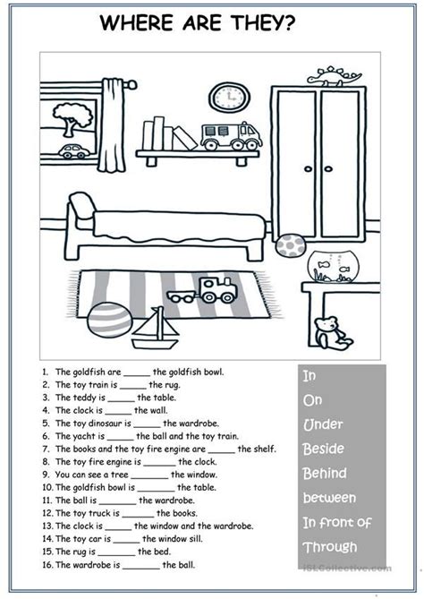 11 Preposition Worksheets For Grade 2 ~ Madhawiesdiary