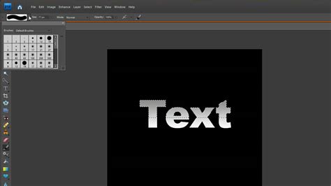 Glossy Text Effect In Photoshop Youtube