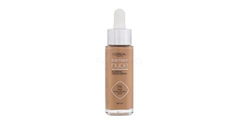 L Oréal Paris True Match Nude Plumping Tinted Serum Foundation für Frauen 30 ml Farbton 6 7 Tan