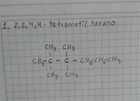 Tetrametil Hexano Etil Dimetil Pentano