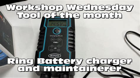 Ring Rsc804 4a Charger And Battery Maintainer Review On Workshop Wednesday Tool Of The Month