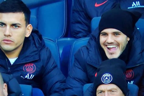 Psg Cavani sbaglia un gol clamoroso e Icardi se la ride e non è la