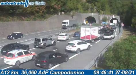 Incidente In Galleria Sull A Tra Chiavari E Rapallo Sidecar Si