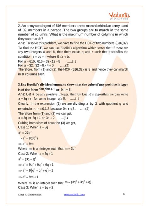 Cbse Class 10 Mathematics Chapter 1 Real Numbers Important Questions