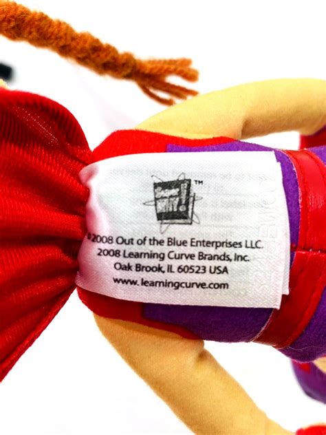 PBS Super Why Wonder Red 8" Plush Doll Soft Eyes Learning Curve 2008 ...