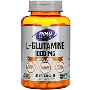 Jual NOW FOODS SPORTS L GLUTAMINE 500 Mg 1000 Mg 120 240 Vegetarian