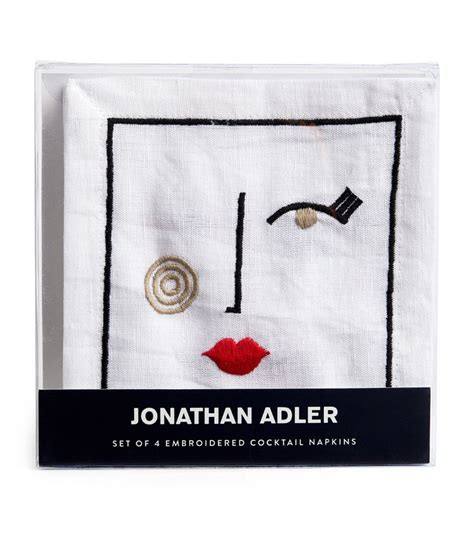 Jonathan Adler Marseilles Cocktail Napkins Set Of Harrods Us