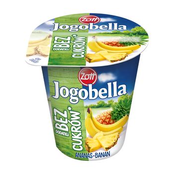 Zott Jogobella bez dodatku cukrów Classic ananas banan pieczone jabłko