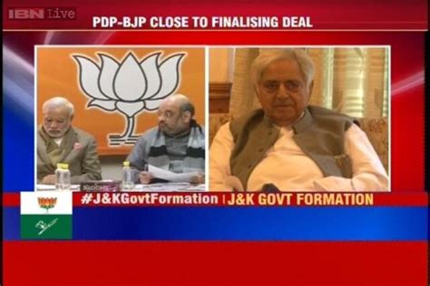 Jandk Pdp Bjp May Form Coalition Soon No Agreement On Article 370