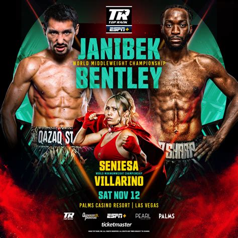 World Middleweight Championship Janibek Alimkhanuly Vs Denzel Bentley