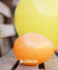 5 12 50 Cm Mini Turuncu Standart Balon Kalisan Balon