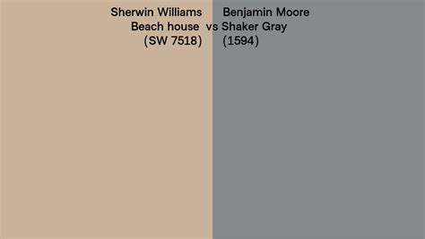 Sherwin Williams Beach House Sw 7518 Vs Benjamin Moore Shaker Gray