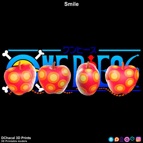 💬 Smile - One Piece・Free STL File for 3D printing・Cults