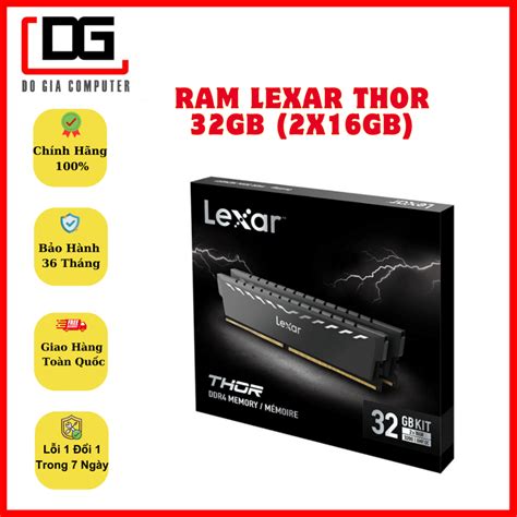 RAM DESKTOP LEXAR THOR LD4BU016G R3200GDXG 32GB 2X16GB DDR4 3200MHZ