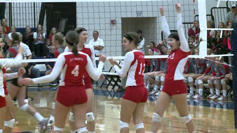 St Henry Vs Huron Volleyball Youtube