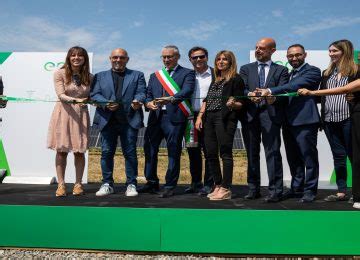 Enel Green Power Inaugura Un Nuovo Impianto Fotovoltaico A Casei Gerola