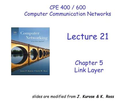 Ppt Chapter 5 Link Layer Powerpoint Presentation Free Download Id