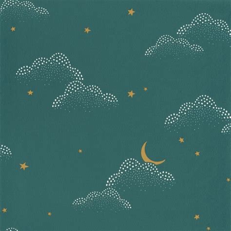 Papel Pintado Infantil Con Estrellas Y Nubes Autour Du Monde Adm