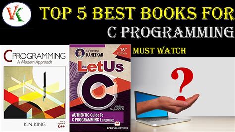 Top 5 Best Books To Learn C Programmingc Langauge Booksc Books Youtube