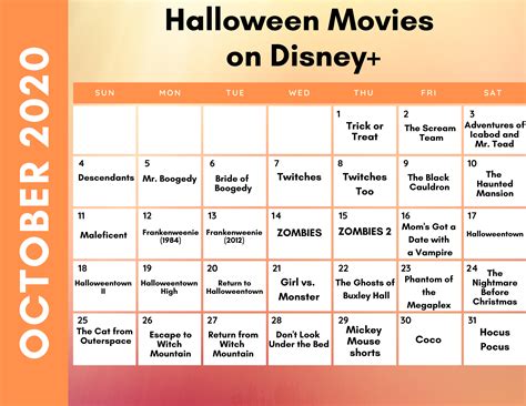 Halloween Movies on Disney+ - Disney in your Day